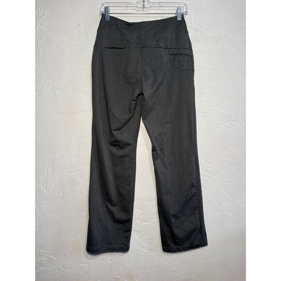 Lands end gray flare relaxed stretch yoga pants womens small comfort hiking - Picture 3 of 6